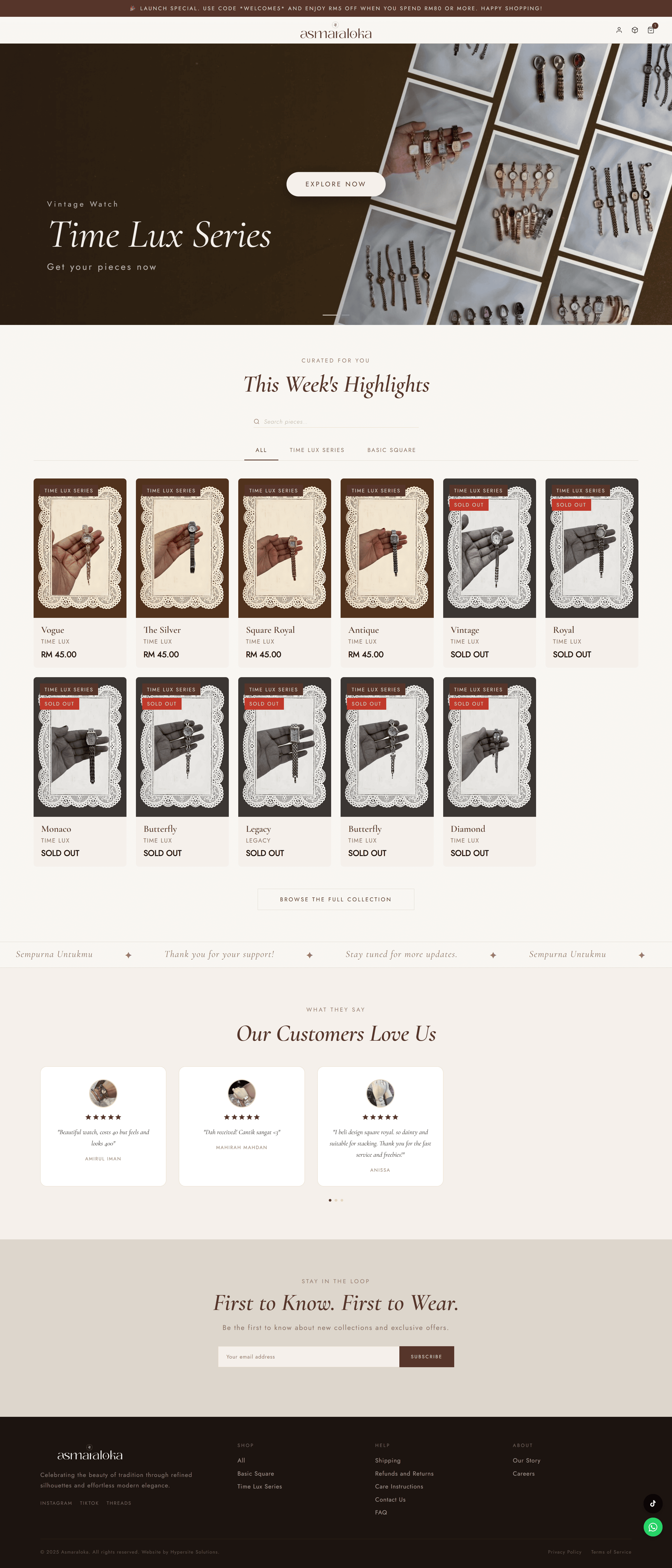 Asmaraloka project screenshot